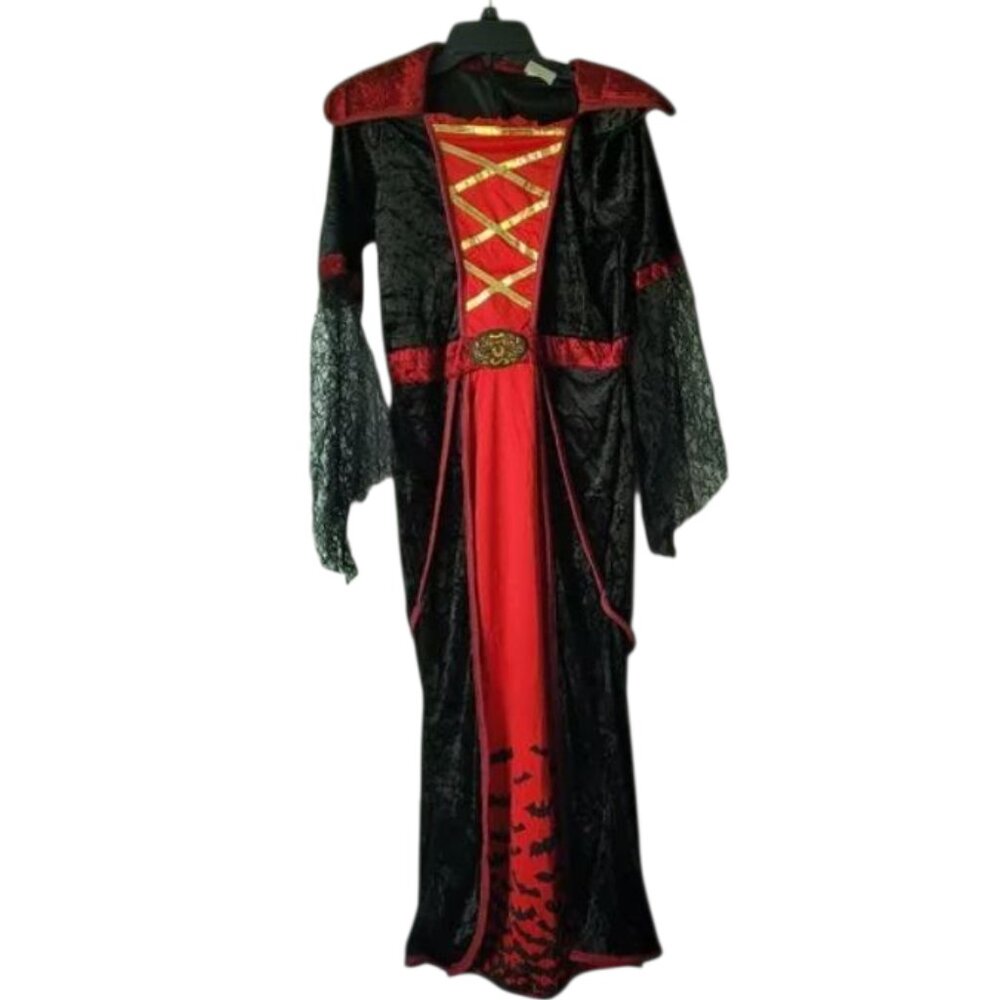 Spooktacular Creations Girls Vampire Costume Size Large 10/12 - Picture 3 of 9